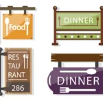 ป้ายร้านอาหาร