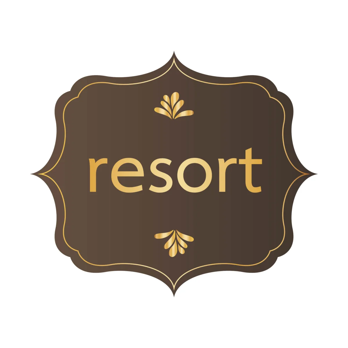 ป้ายชื่อรีสอร์ท