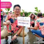 ป้ายรายชื่อ ปลูกป่าชายเลน