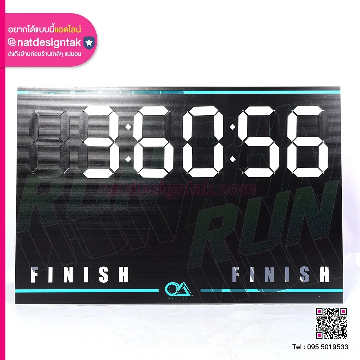 ป้ายตัวจับเวลา แบบป้ายพลิก