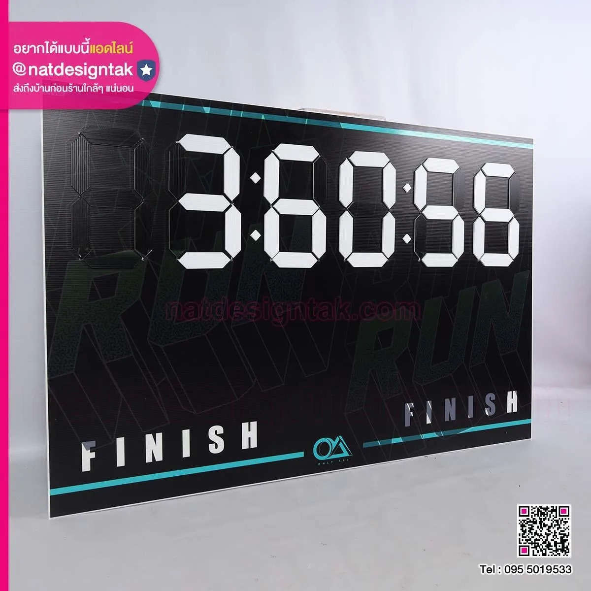 ป้ายตัวจับเวลา แบบป้ายพลิก