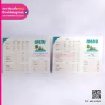 ป้ายเมนูอาหาร และเครื่องดื่ม Kaffee