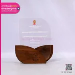 โลโก้ไม้อะคริลิค Vela