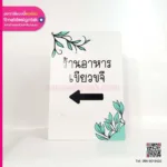 ป้ายบอกทาง ร้านอาหาร