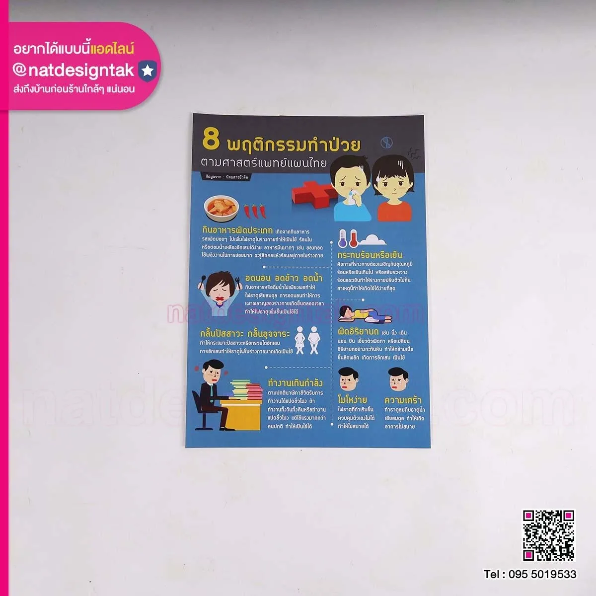 Poster คำแนะนำ และประชาสัมพันธ์