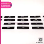 ป้ายชื่อติดอกแผ่นโรลมาร์ค