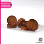 ถาดไม้สัก ขุดหลุมตามแบบ