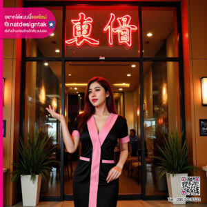 ป้ายไฟร้านนวด ป้ายไฟ massage