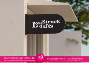 ป้ายชื่อร้าน Struck Love Gifts