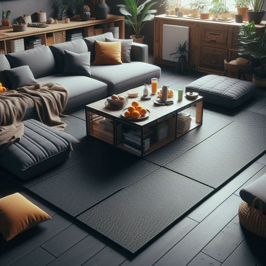 หรมปูพื้นสีดำ