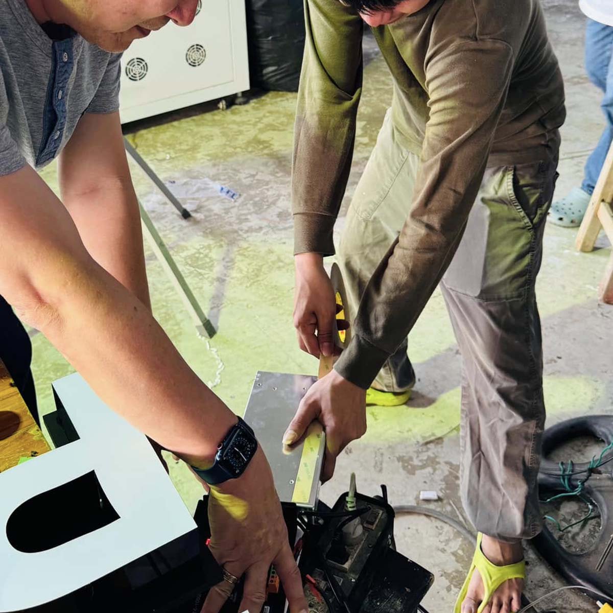 Workshop ทำป้ายไฟ LED Stepper Program