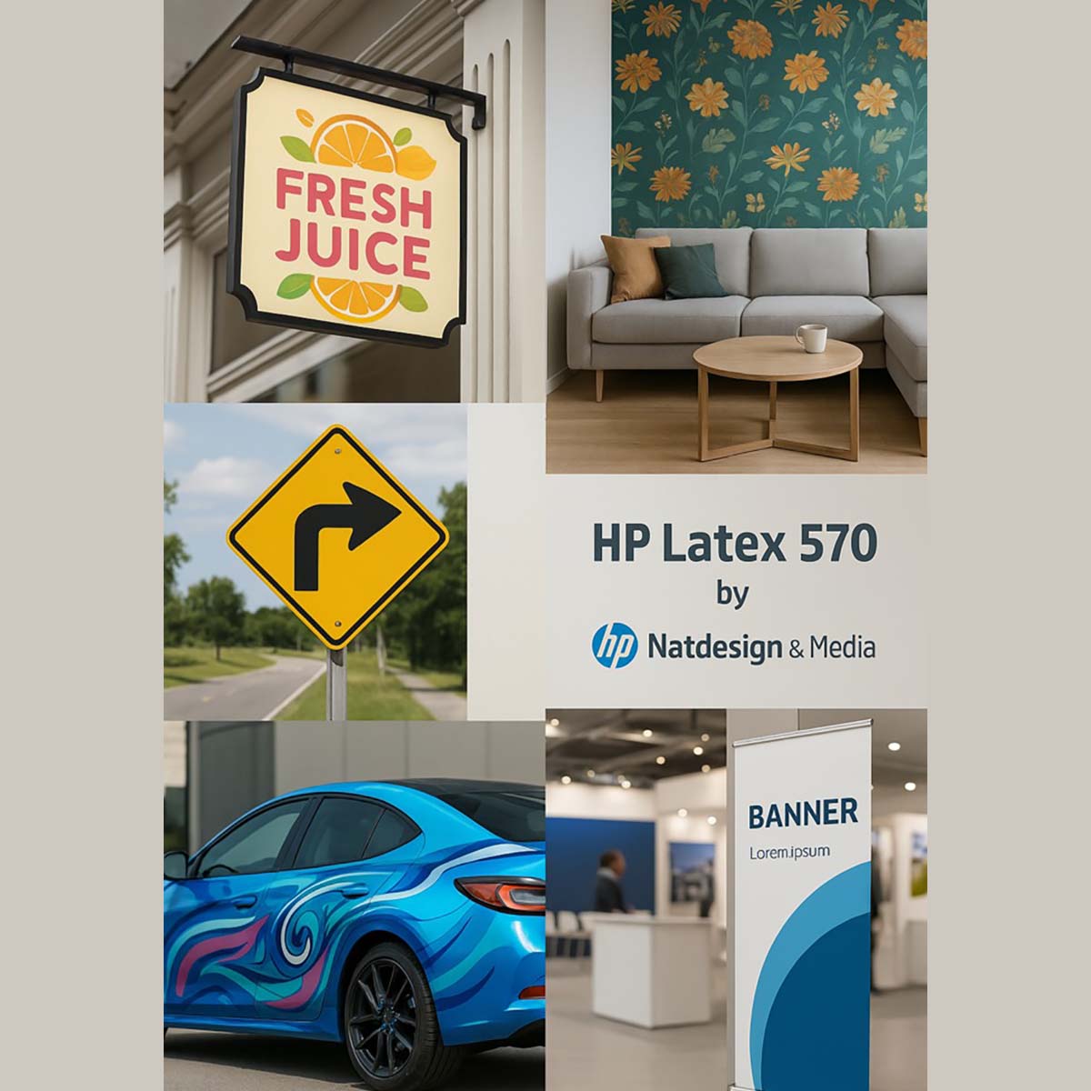 HP Latex 570 (3) HP Latex 570