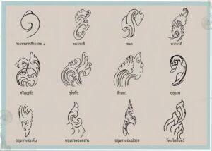 ลายกระหนก ในยุคสมัยต่าง ๆ