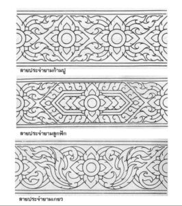 ลายประจำยามแบบต่างๆ