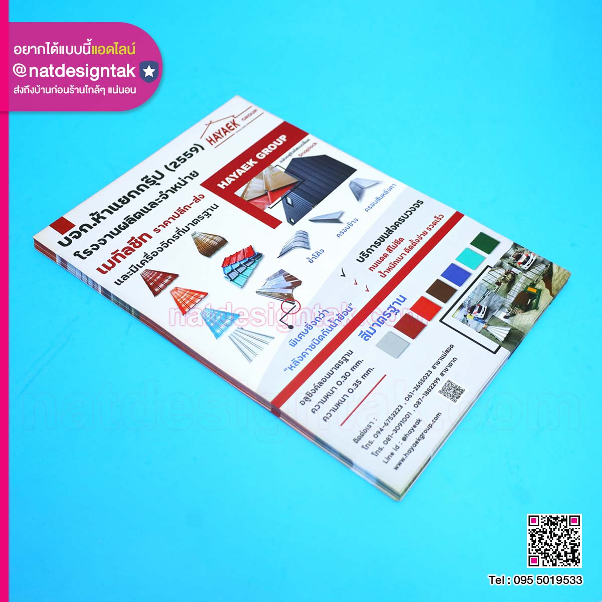 ใบปลิวโฆษณาสินค้า HAYAEK GROUP