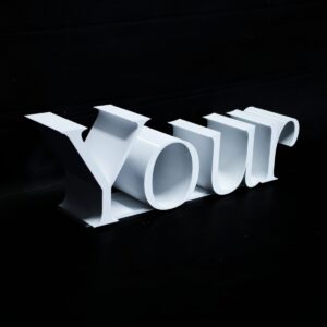 3d print ตัวอักษร 3D ป้ายตั้งถ่ายรูป