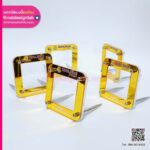 กรอบทองคำอะคริลิคพร้อมโลโก้