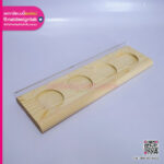 ถาดไม้ตกแต่งอะคริลิกใส