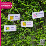 ป้ายชื่อต้นไม้พลาสวูดแบบแขวน