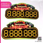ป้ายสกอร์บอร์ด JACKPOT