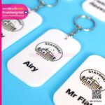 พวงกุญแจอะคริลิคพิมพ์ยูวี