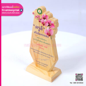 โล่ไม้ ครูดี ศรีเมืองระแหง