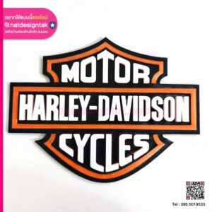 Logo Motor Harley Davidson Cycles 3dprinting