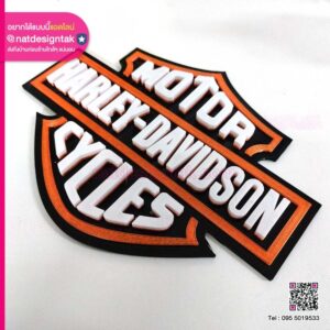 Logo Motor Harley Davidson Cycles 3dprinting
