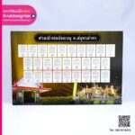 ป้ายพลาสวูดแสดงคำทำนายใบเซียมซี