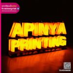 ป้ายไฟตัวอักษร 3D APINYA PRINTING