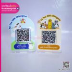 ป้าย QR Code อะคริลิคตั้งโต๊ะ