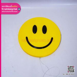 ป้ายอิโมจิไฟ 3D Print