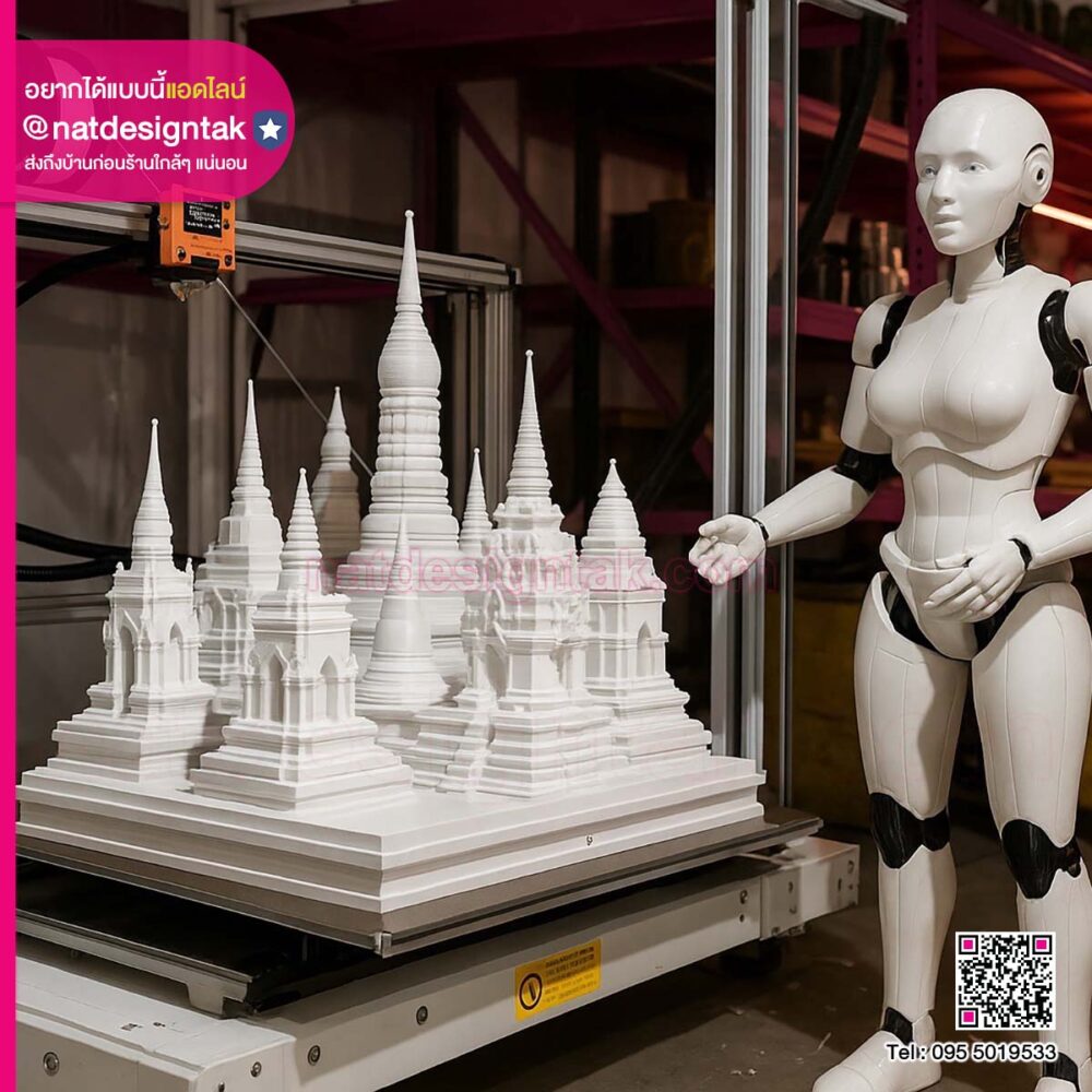 โมเดลเจดีย์แบบ 3D