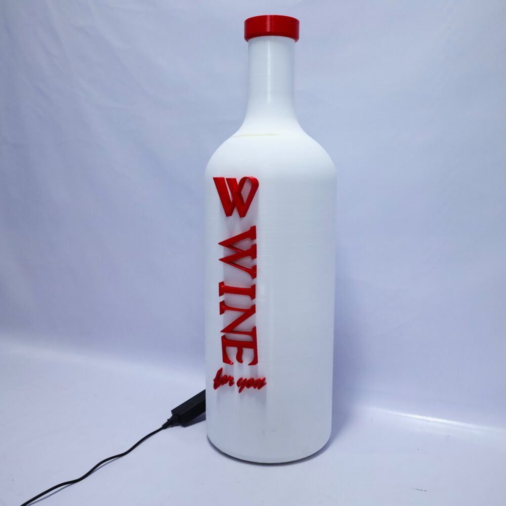 プリント瓶型照明ボックス