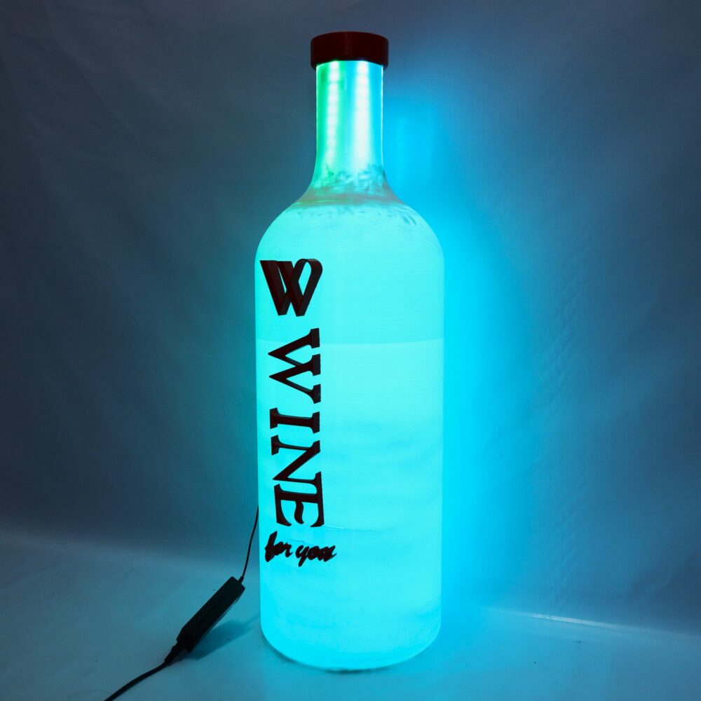 プリント瓶型照明ボックス