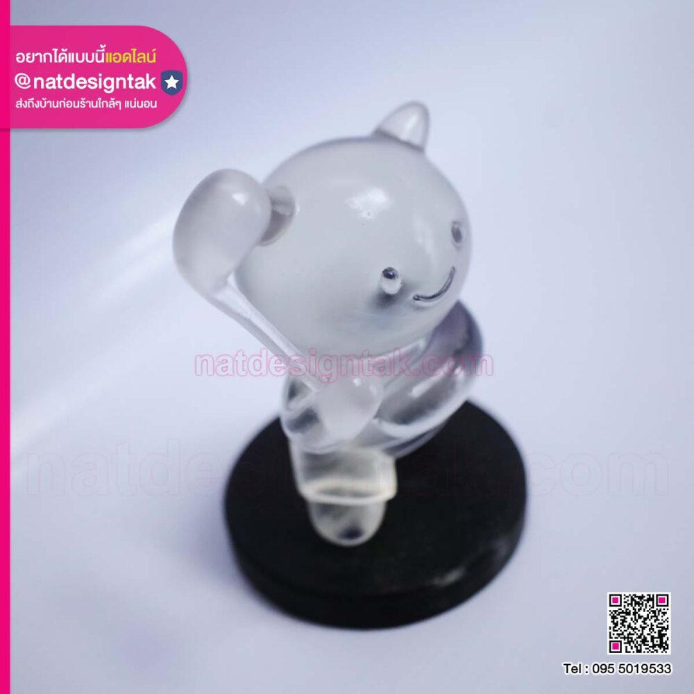 งานพิมพ์ 3D แบบใส