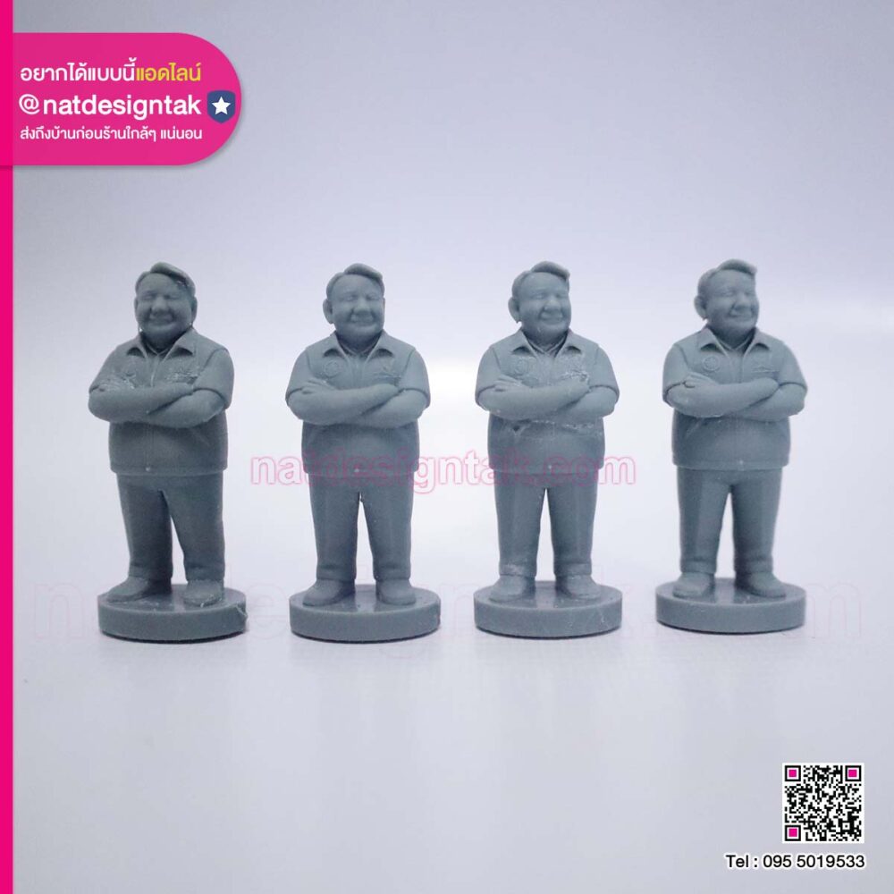 โมเดลบุคคลจาก 3D Resin