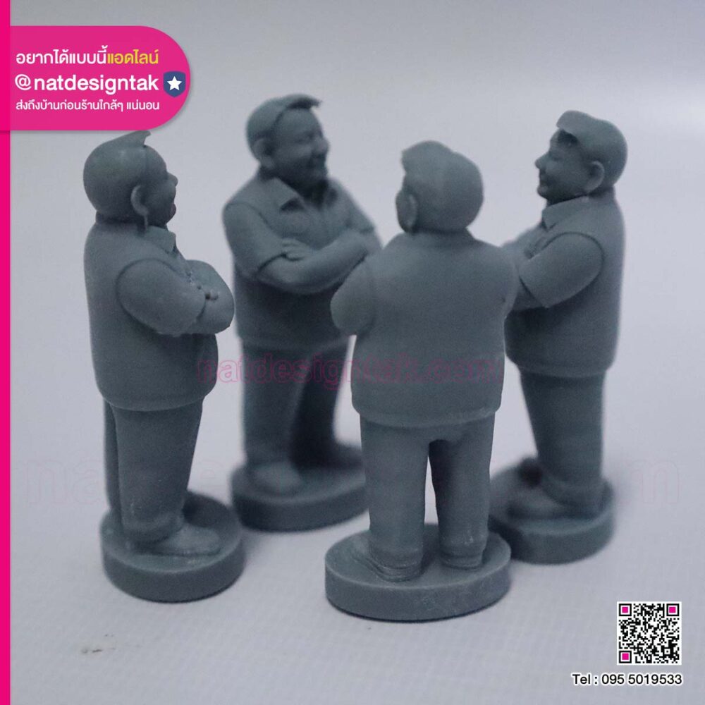 โมเดลบุคคลจาก 3D Resin