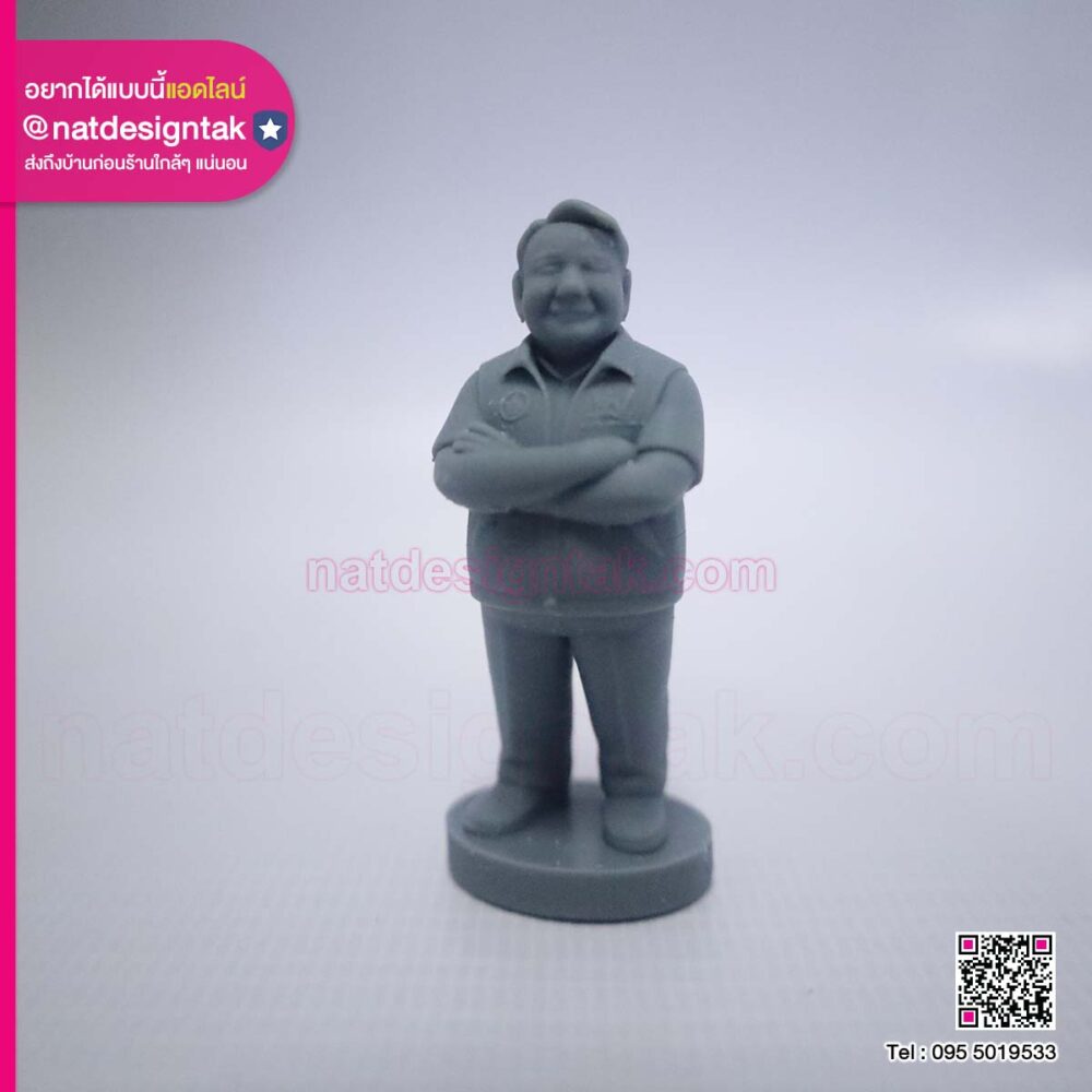 โมเดลบุคคลจาก 3D Resin