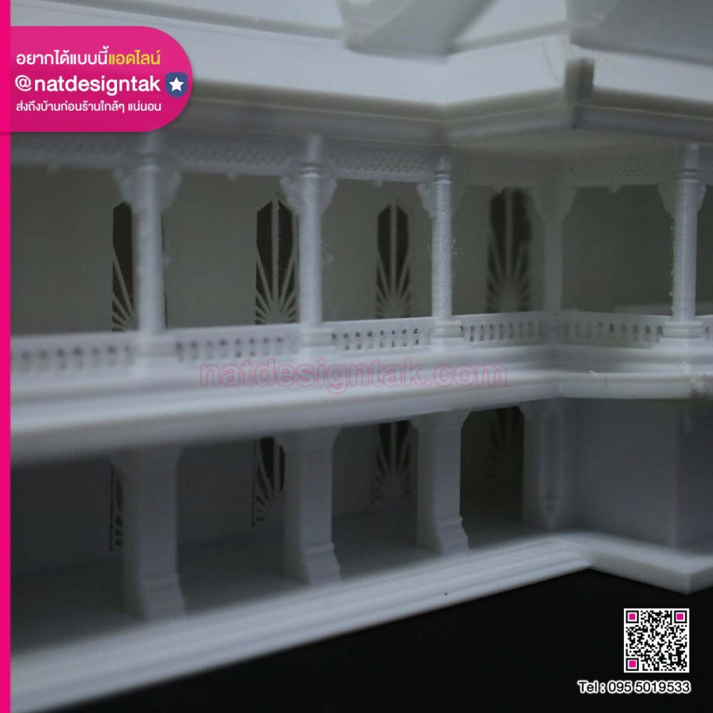 โมเดลวัดจำลองด้วย 3D Printer