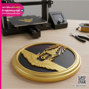 โลโก้หน่วยงาน 3D Print