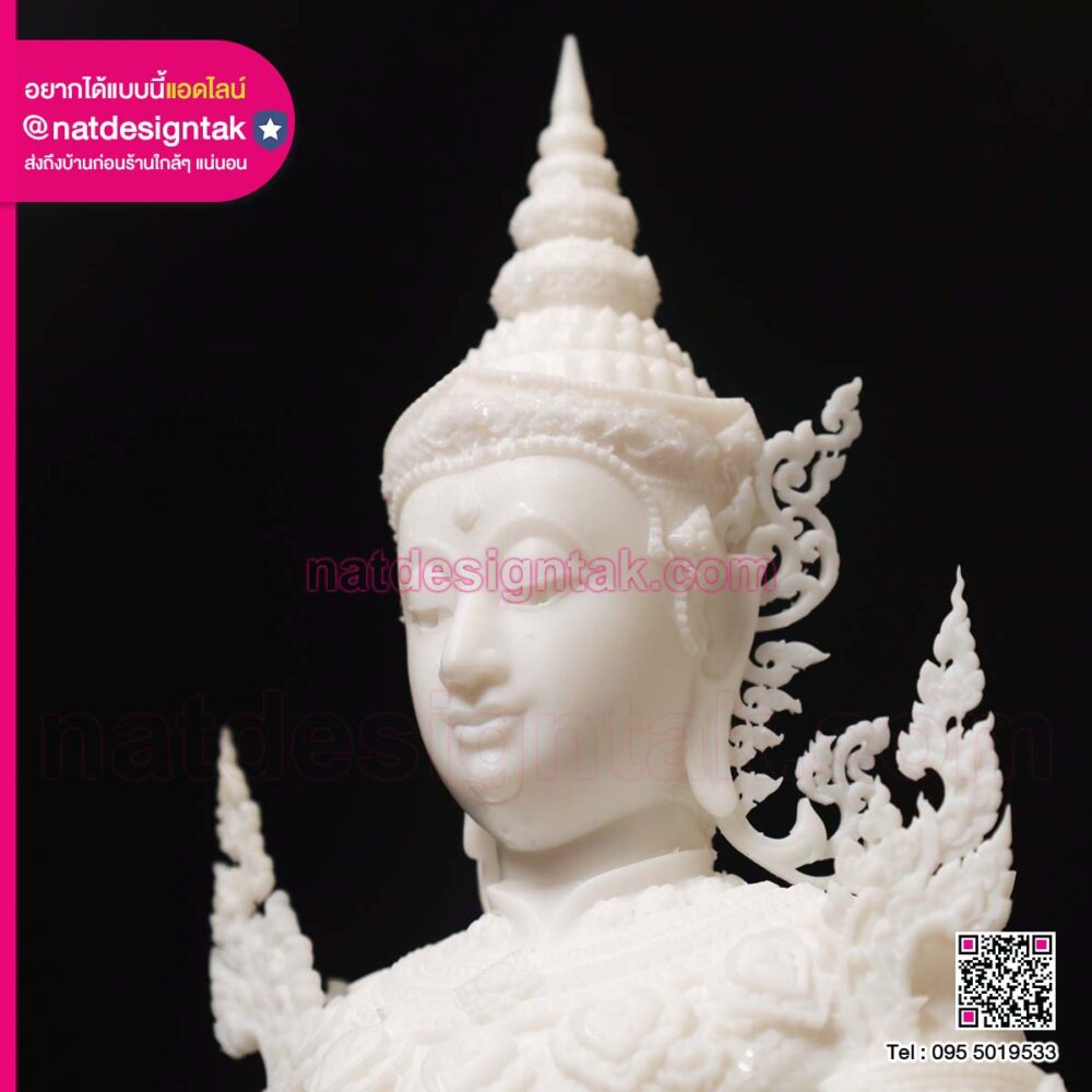 องค์พระมหาจักรพรรดิเรซิ่น 3 มิติ