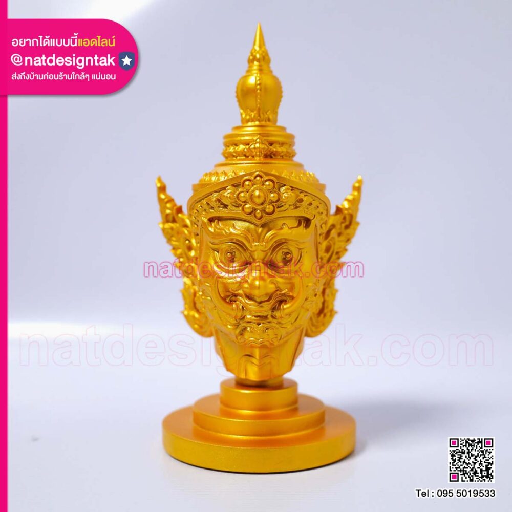 โมเดลเศียรท้าวเวสสุวรรณ 3D Resin