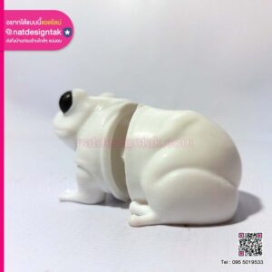 งานพิมพ์ 3D โมเดล " กบ " อ๊บ อบ ด้านหลัง