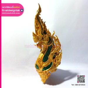 โมเดล พญานาค พิมพ์ 3D ด้านข้าง