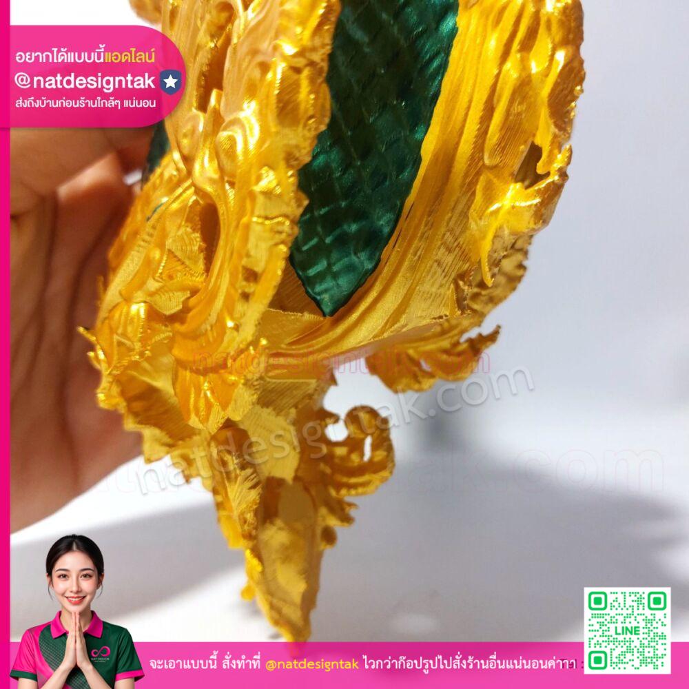 ภาพซูมรายละเอียดเกล็ดพญานาคอย่างลึกซึ้ง