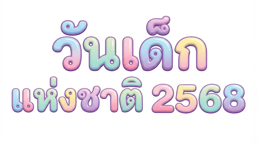 แจกฟอนต์ วันเด็กแห่งชาติ