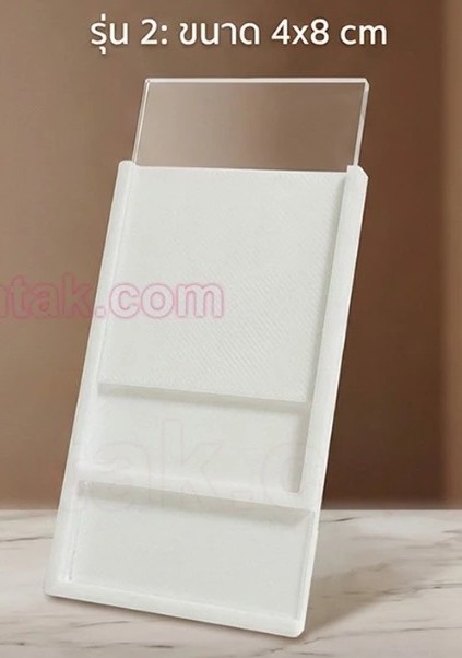 กรอบรูปผังองค์กร 3D สีขาวแบบสอดอะคริลิก