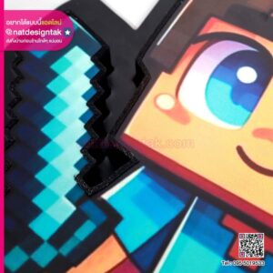 ป้ายไฟ Minecraft 3D