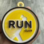เหรียญรางวัล 3D สำหรับงานวิ่ง Run Club พิมพ์หลายสี